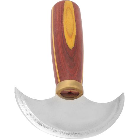 Couteau rond en acier rapide pour coupe et parage du cuir - Outil de bricolage artisanal (1/5)