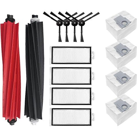 Pièces détachées et accessoires pour Q5 MAX+ / Q5 DuoRoller+ : brosse latérale principale, filtre HEPA, sac à poussière (1/5)