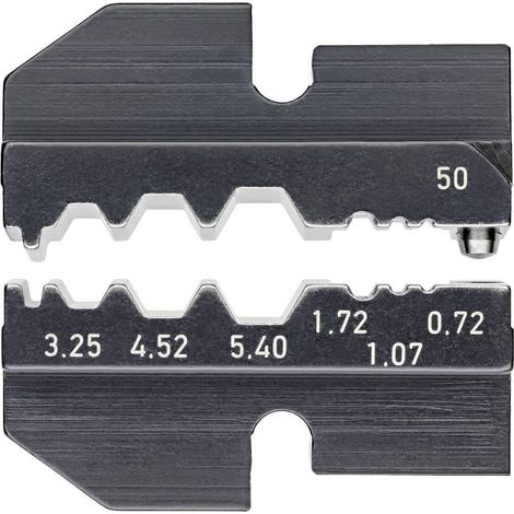 KNIPEX 97 49 50 Matrice di crimpaggio per connettori a spina coassiali/auto-telefono