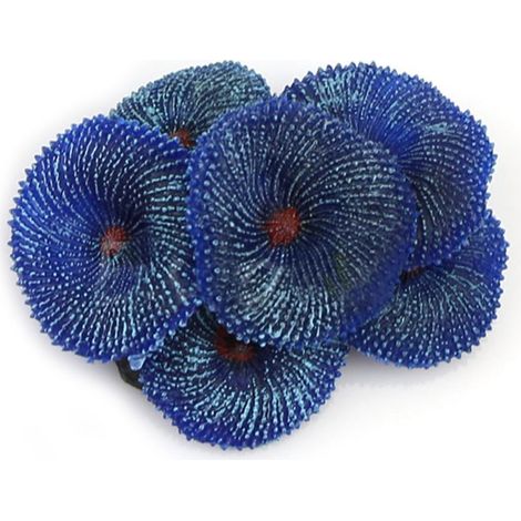 Coral - Résine - Décoration Aquarium - Arrière-plan Bassin à Poissons - Plante Marine Silicone - 1 Pièce (1/5)