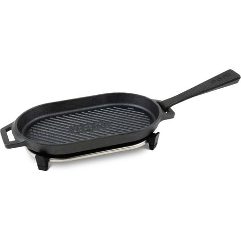 Ooni Sartén para Parrilla de Hierro Fundido Negra 25x15 cm