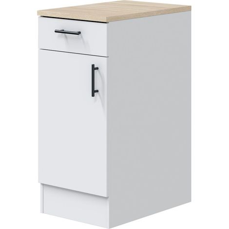 Modulo Kira de cocina bajo 40 con puerta y cajon (1/4)