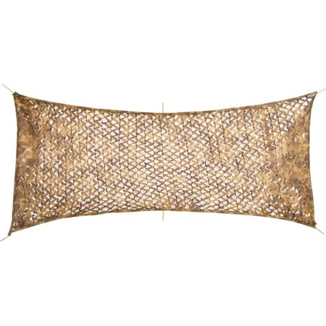 Tarnnetz mit Aufbewahrungstasche 409x206 cm Sandfarbe