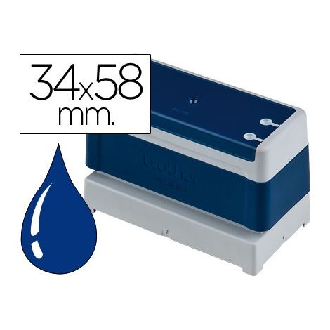 BROTHER Montura de 34mmx58mm azul (Pack 6)