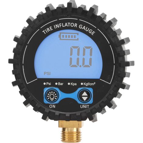 Jauge de pression des pneus numérique 3-200PSI, écran LCD rétroéclairé, lecture précise, universel pour auto, camion, camping-car (1/5)