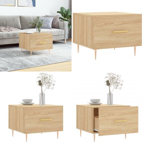Couchtisch Sonoma-Eiche 50x50x40 cm Holzwerkstoff - Couchtisch - Wohnzimmerstil - Esszimmertisch - Sideboard - Möbelstück - Home & Living (1/5)