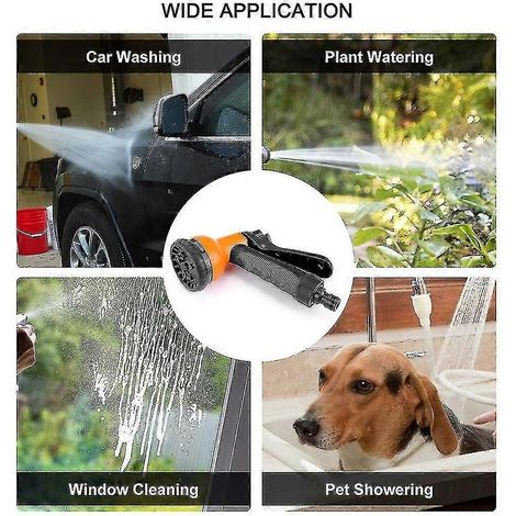 Garden Watering Spray Gun Car Cleaning Wash Spray Gun Set