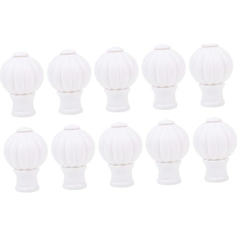 10 pièces Embouts de Tringle à Rideaux Décoratifs, Matériau Résistant, Élégants