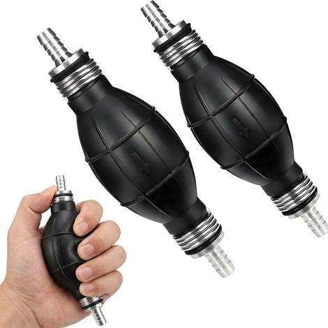 pezzi Pompa manuale a bulbo di adescamento carburante da 8 mm per gasolio, pompa manuale universale per auto, barca, motore diesel, benzina (1/5)