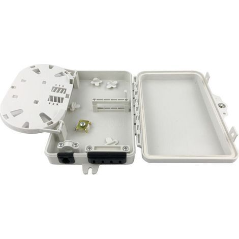Boîte de distribution de fibre optique FTTH à 4 cœurs, boîte de distribution de fibre optique à 4 ports IP65 (1/4)