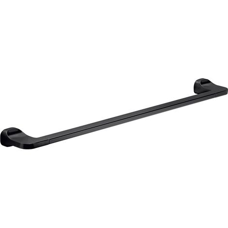 Stelvio portasalviette 60 cm schwarz matt