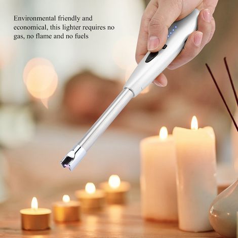Allumeur de barbecue avec indicateur lumineux de charge par arc électrique USB (1/5)