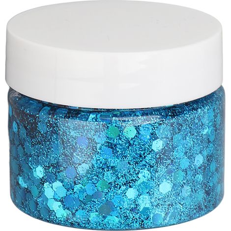 Flacon de 40 ml de colle pailletée pelable pour maquillage du visage et du corps, colle en poudre pailletée, pour festivals, scène et maquillage effets spéciaux de cinéma, colle pailletée, accessoires (1/5)