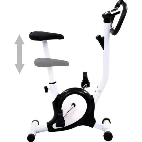 Vélo d'appartement avec résistance à courroie Noir