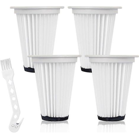 Lot de 4 filtres lavables pour aspirateur Einhell TE-SV 18 Li, accessoires pour aspirateur, filtre plissé réutilisable (1/5)