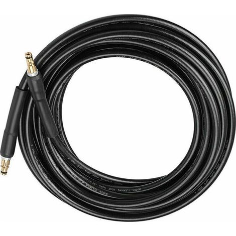 Tuyau pour nettoyeur haute pression Karcher K2 K3 K4 K5 K6 K7 – 10m – flexible quick connect embouts laiton (1/5)