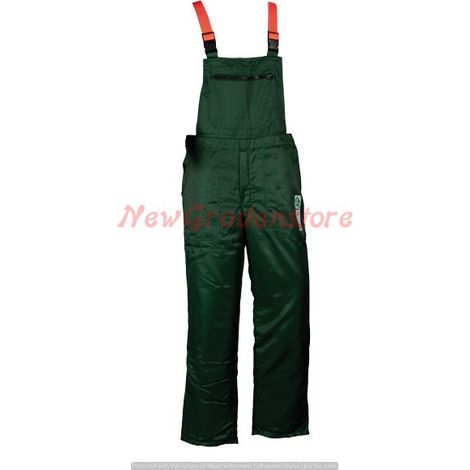 Salopette pantaloni protezione antitaglio giardinaggio forestale taglia M 48