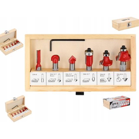 Fresa Yato YT.WID.CUTTERS madera carburo tungsteno (1/3)