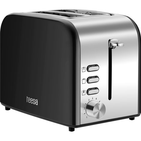 Tostadora Teesa de 850 W, 2 rebanadas de pan, 6 ajustes de tostado. (1/5)
