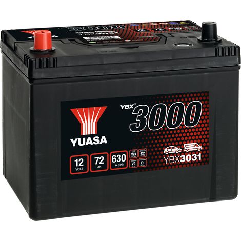 Batterie Yuasa SMF YBX3031 12V 72ah 630A (1/2)