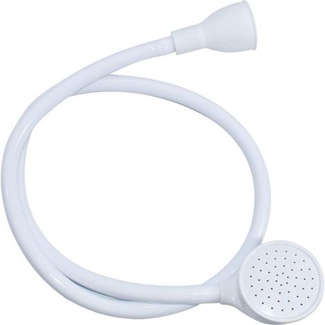 Douchette Spécial Robinet - se Connecte au Robinet du Lavabo - Permet de Rincer les Cheveux Comme chez le Coiffeur - Longueur Flexible 1m - Facile d’Utilisation (1/4)