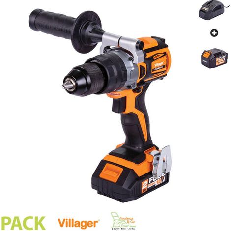 Perceuse électrique sur batterie poignée latérale avec batterie et chargeur Fuse VLP 5120 (1/5)