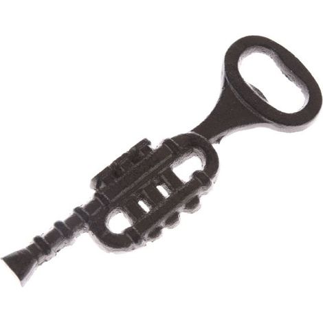 Flaschenöffner aus Gusseisen – Trompete