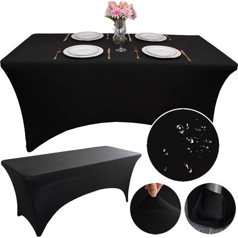 Heckermann XJM-Z180 Tischdecke Schwarz