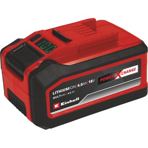 Einhell 4511502 PXC Plus 18V 4-6 Ah Multi-Ah Power X-Change Werkzeug-Akku 18 V 4 Ah, 6 Ah Li-Ion