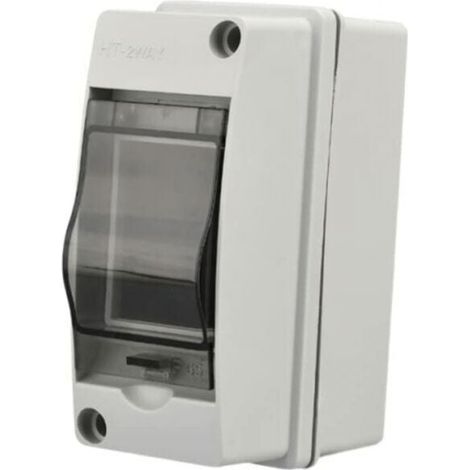 2 Modules, ABS de Surface en Plastique,Coffret Electrique Etanche Exterieur IP65, Boite de Boitier Etanche Electrique Exterieur, Armoire de Contrôle, Coffret Modulaire Boitier de Jonction (2 Way) (1/5)