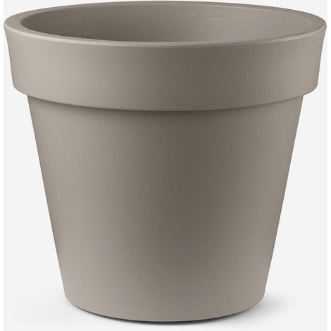 Vaso da esterno in polietilene design classico Aria 100cm - Beige (1/3)