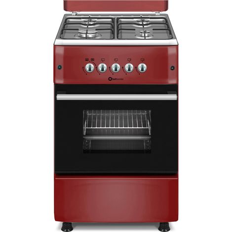 SOLTHERMIC COCINA GAS ROJA BURDEOS 50X55 F5S40G2IR