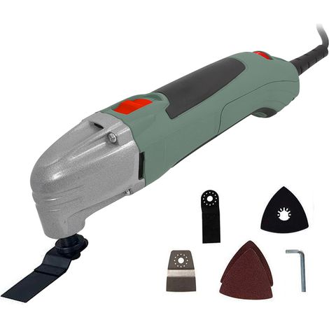 UTENSILE MULTIFUNZIONE 300W CON SET DI 9 ACCESSORI 12000-25000 ORBITE/MIN - TRA HIGH-TECH (1/5)