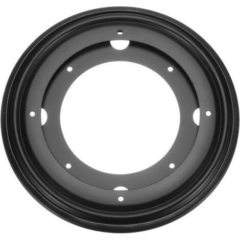 Plateau tournant de 20,3 cm (8 pouces), support pivotant, plateau tournant rond, pour bureau, noir. (1/5)