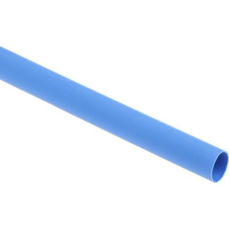 Gaine thermorétractable RS PRO, Dia. 6.4mm Bleu rétreint 2:1, 1.2m ( Prix pour Paquet de 5 )