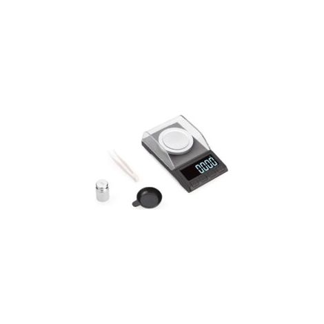 Balanza de precisión Toolour 100 x 0,001 g para joyería y cocina - Crezuo