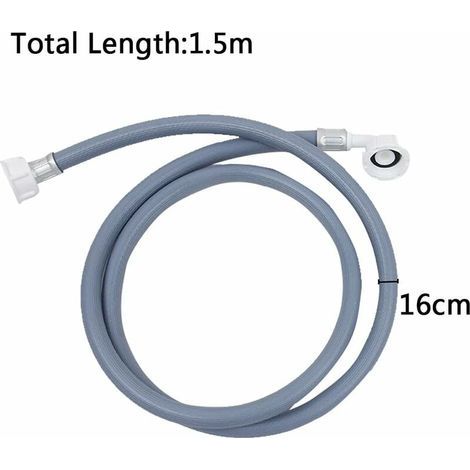 Universeller Kaltwasserzulaufschlauch für Waschmaschinen, Trockner und Geschirrspüler, 1,5 m – 5 Stück (1/4)