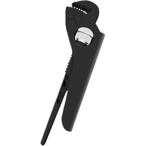 Clé de plomberie Clé à pipeline réglable, outils de plomberie, pince multifonction pour écrous, joints, robinet, chauffe-eau, évier, cuisine, maison, garage, toilettes, construction agricole-Crezuo (1/4)