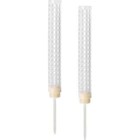 2pcs hauteur de colonne de mousse d'eau 25cm support de mousse set plante escalade mise en forme coco brun aneth colonne avec base (1/5)