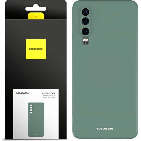 Étui en silicone Spacecase pour Huawei P30 vert foncé (1/5)
