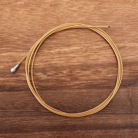 Câble de frein Risk en acier inoxydable avec revêtement intérieur en PTFE nano doré pour vélo d'entraînement, câble de dérailleur de route, 1,7 mètre (1/5)