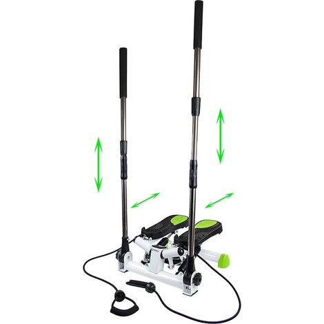 Stepper ajustable con asa y cuerdas