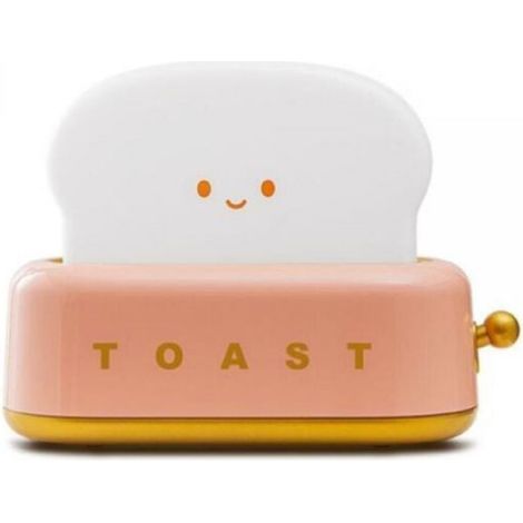 Veilleuse Toast - Lampe De Chevet Rechargeable LED - Luminosité Réglable Et Minuterie 15 Min - Pour Chambre Enfant Ou Allaitement - 1 Pièce (1/4)