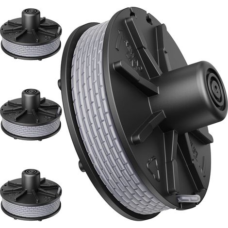 Replacement Spool for Strimmer, 4 Pieces Φ1.6mm 6.2m 5307-20 Nylon Spool Automatic Feed, Spool for Gardena EasyCut ComfortCut PowerCut SmallCut Brushcutter (1/5)