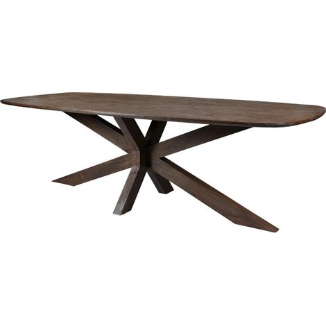 LISA-Table repas 240 cm marron (1/5)