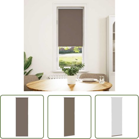 vidaXL Store enrouleur occultant café 50x150cm largeur du tissu 45,7cm (1/5)