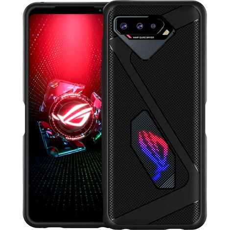 Coque De Téléphone - Pour Asus Rog Phone 5 - À Base De Silicone Et Tpu - Dissipation Thermique - Forme Ergonomique - 1 Pièce (1/5)