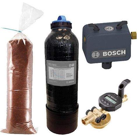 Bosch Paket Wasseraufbereitung Bopa VES06 Vollentsalzungspatrone P8000, Austauschharz NF8000, Füllkombination Profi
