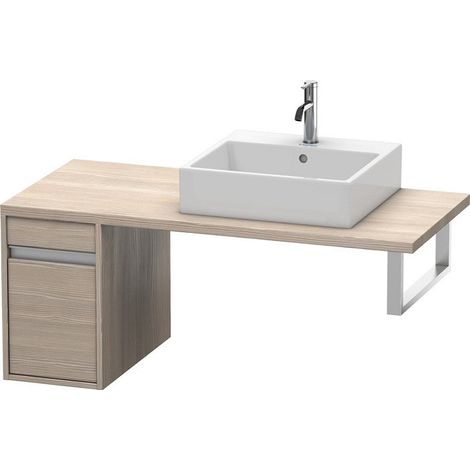 KETHO mobile console basso 480x300x550mm pino argento
