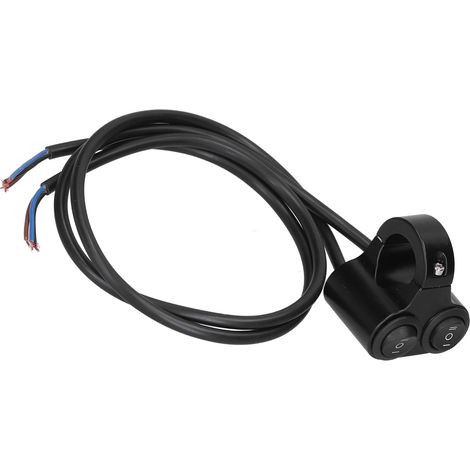 Interrupteur de phare de moto universel 2 en 1, à fixation sur guidon, pour quad et SSV 12 V. Bouton marche/arrêt. (1/5)
